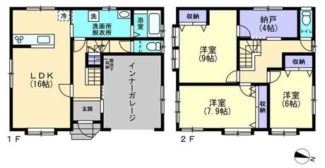 富山市西中野本町　中古住宅