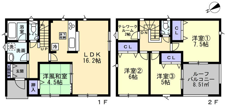 富山市下大久保 新築住宅(2号棟)