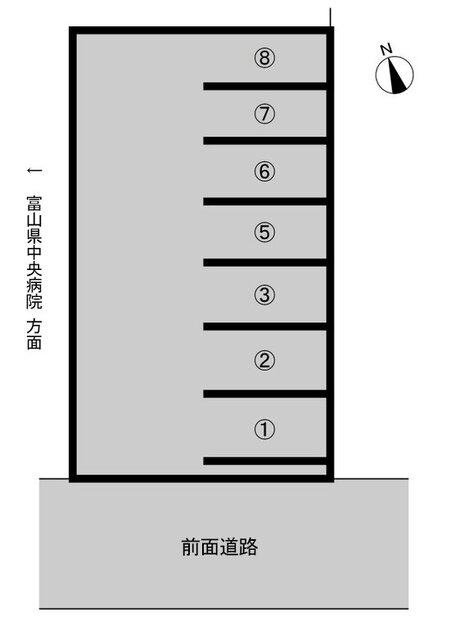 富山市西長江2丁目パーキング
